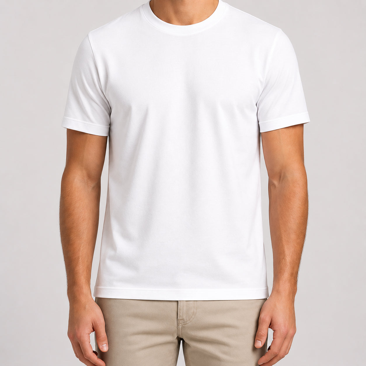 T-shirt MARKUP uomo cotone piquet extra fine