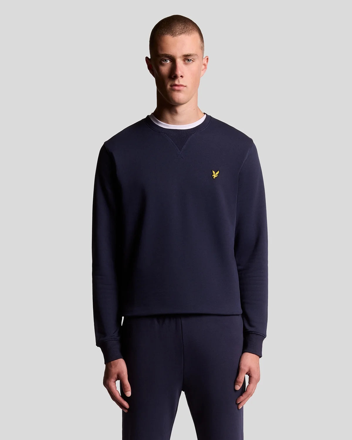 Felpa girocollo garzata Lyle & Scott uomo AI 2026