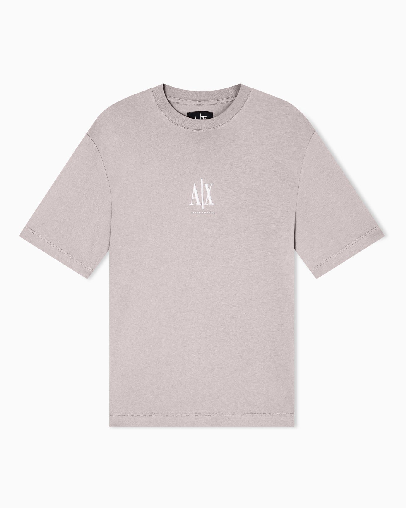 T-shirt A|X Uomo Regular Fit in cotone Logo off white