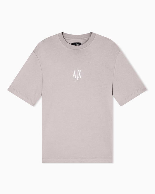 T-shirt A|X Uomo Regular Fit in cotone Logo off white