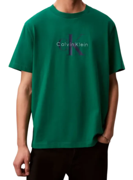 T-shirt Calvin Klein Jeans uomo monologo manica corta cotone enchanted