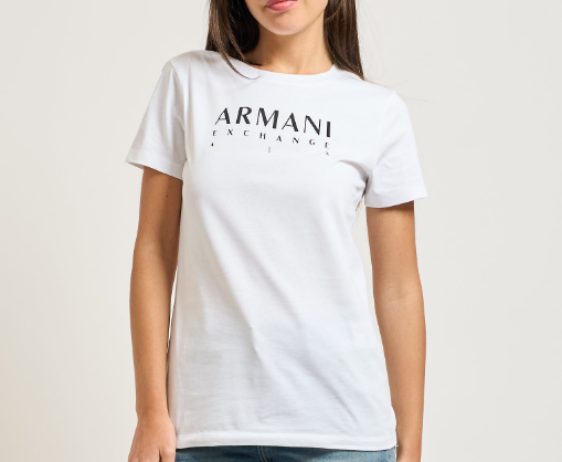 T-shirt donna Armani Exchange A|X manica corta cotone