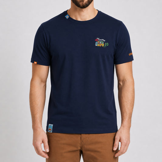 T-shirt uomo MARKUP jersey fantasia patchwork