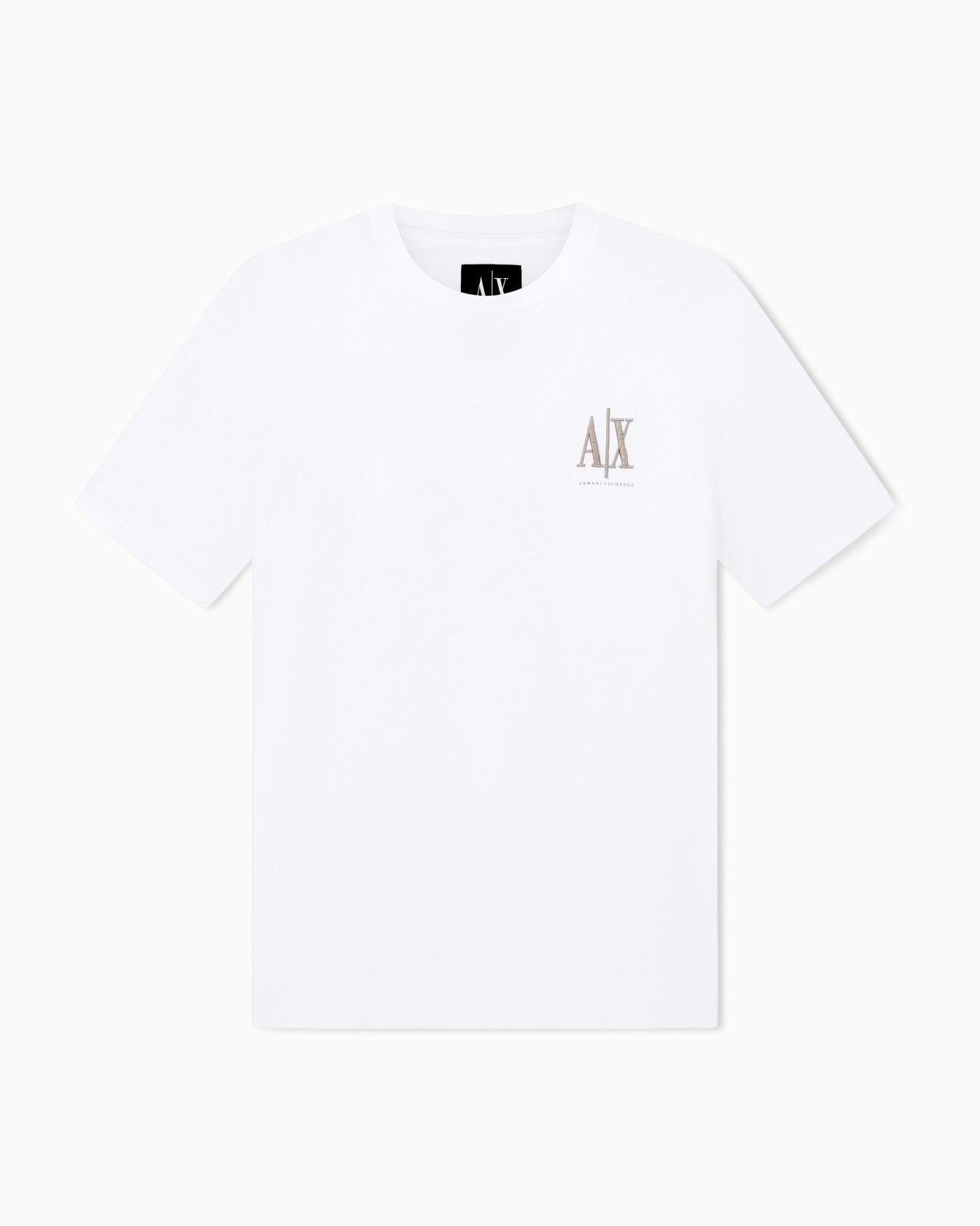 T-shirt Uomo A|X Regular Fit Logo off white