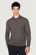 Polo uomo Armani Exchange logo misto lana