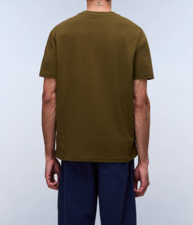 T-shirt logo Napapijri uomo cotone girocollo
