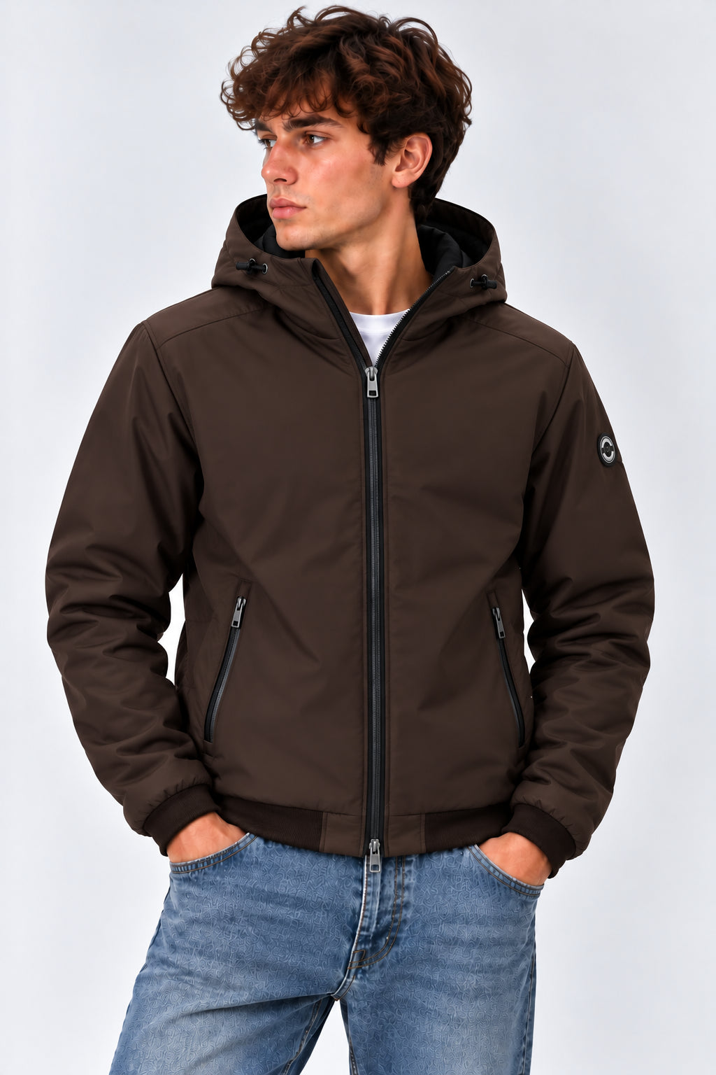 Bomber MARKUP uomo cappuccio reversibile AI 2026