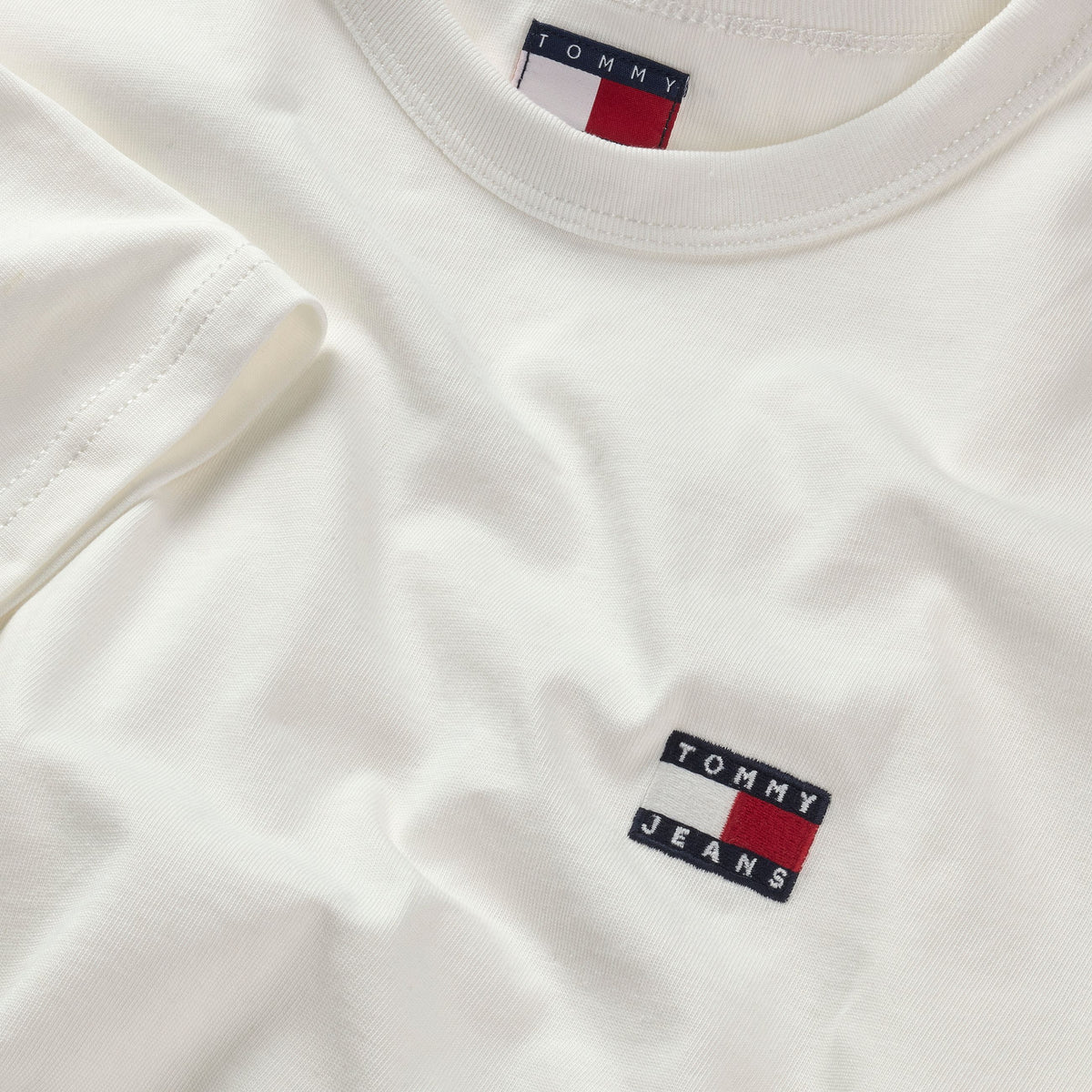 T-shirt Tommy Jeans uomo manica corta cotone badge