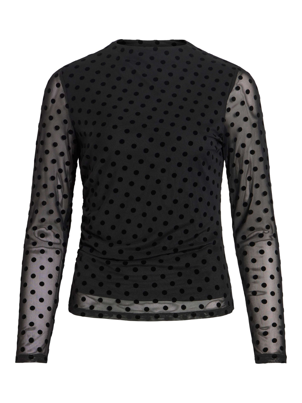 Blusa VILA donna maglia scollo chiuso stretch
