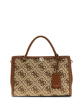 Borsa Guess donna Audrey satchel logo all-over