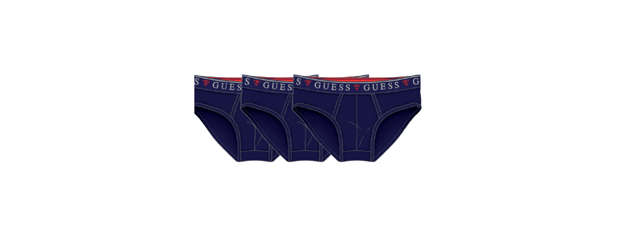 Slip Guess uomo Brian cotone 3 pack