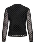 Blusa VILA donna maglia scollo chiuso stretch