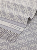 Sciarpa jacquard Guess donna logo poliestere