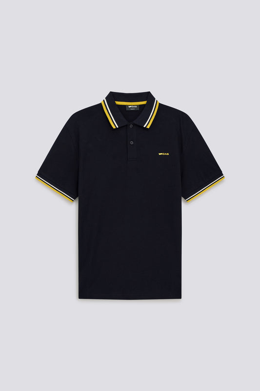 Polo uomo GAS RALPH manica corta piquet slim