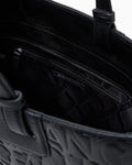 Borsa Armani Exchange donna poliestere logo allover