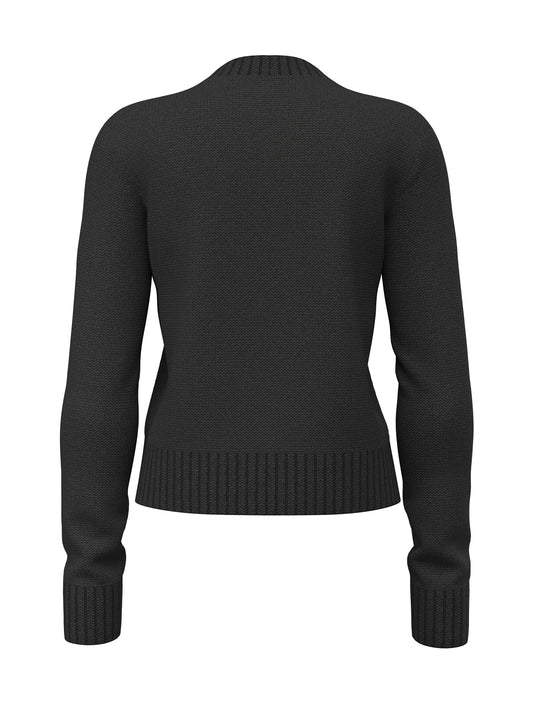 Maglia girocollo stella ricamata donna Guess