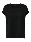 T-shirt donna ONLY viscosa filato metallizzato