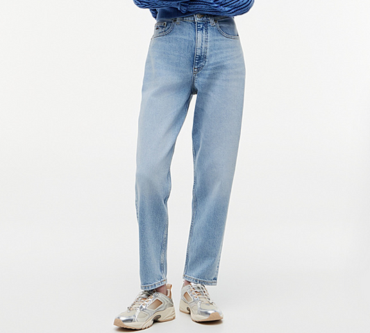 Jeans Tommy Jeans donna mom fit vita alta denim