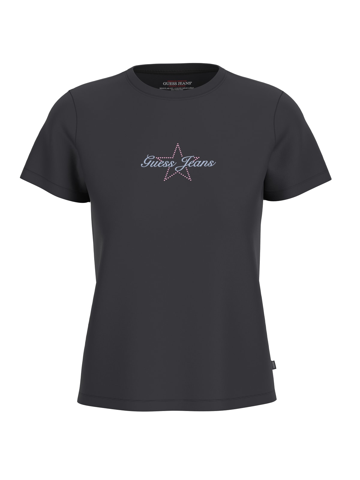 T-shirt Guess Jeans donna cotone regular stampa stella