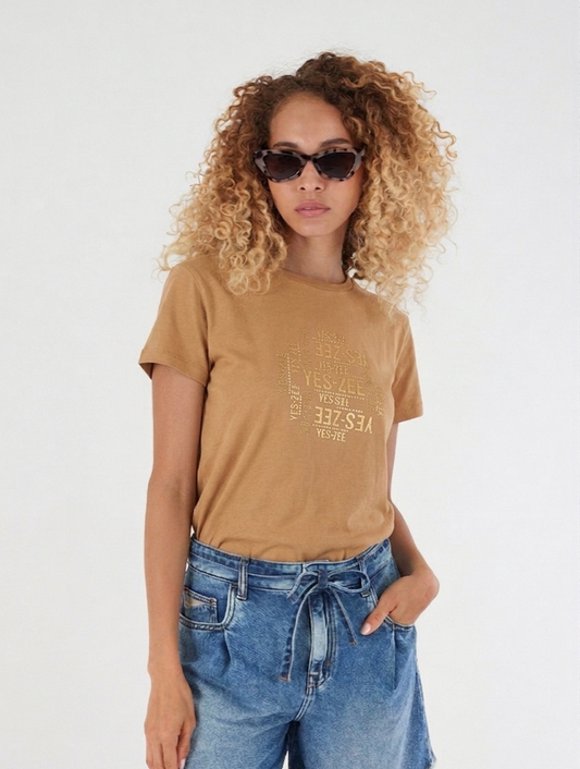 T-shirt Donna YES-ZEE cotone