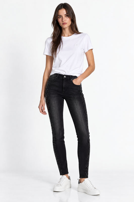 Jeans Armani Exchange donna skinny 5 tasche denim stretch