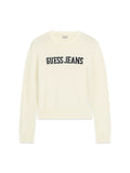 Maglione intarsia Guess Jeans donna girocollo cotone