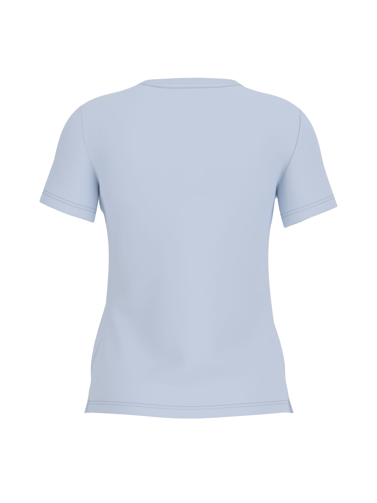 T-shirt Guess donna Flowers Triangle cotone