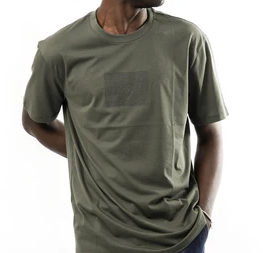 T-shirt A|X Uomo Regular Fit Logo centrale off white