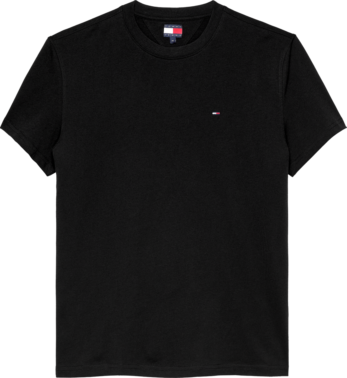 T-shirt Tommy Jeans uomo manica corta cotone flag