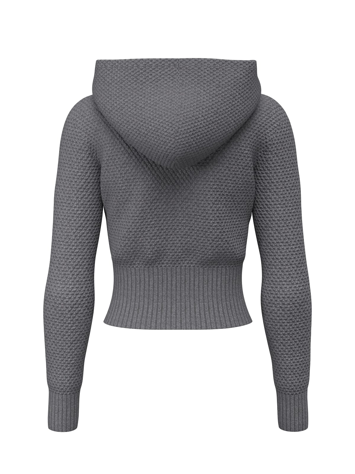 Maglione Guess Jeans donna cappuccio zip trecce