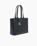 Borsa Armani Exchange donna poliestere logo allover