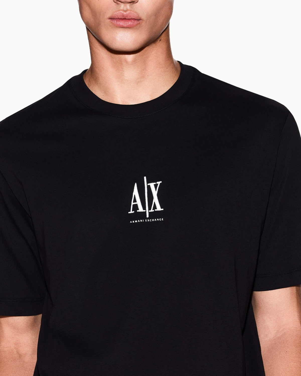 T-shirt A|X uomo cotone manica corta logo