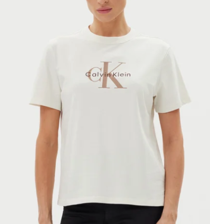 T-shirt CKJ donna classic logo cotone PE 2026