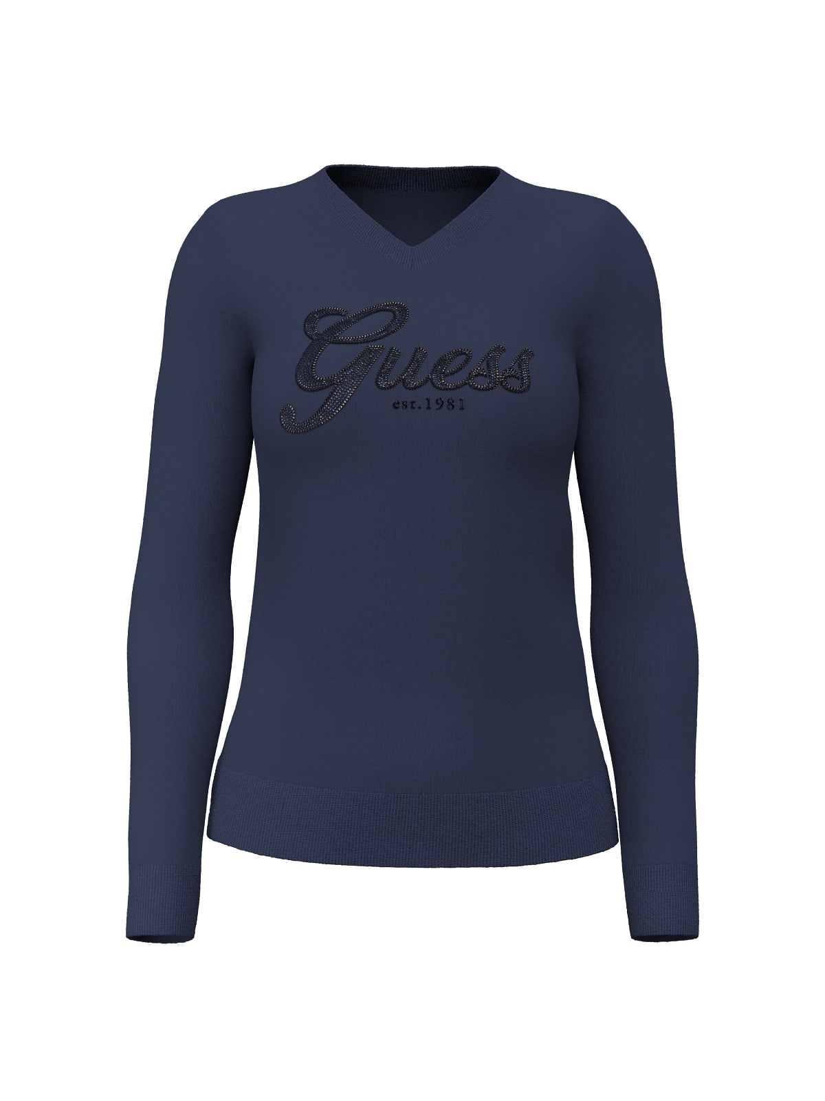 Maglione Guess donna Lena scollo V viscosa