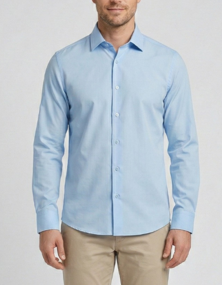 Camicia uomo MARKUP manica lunga collo francese