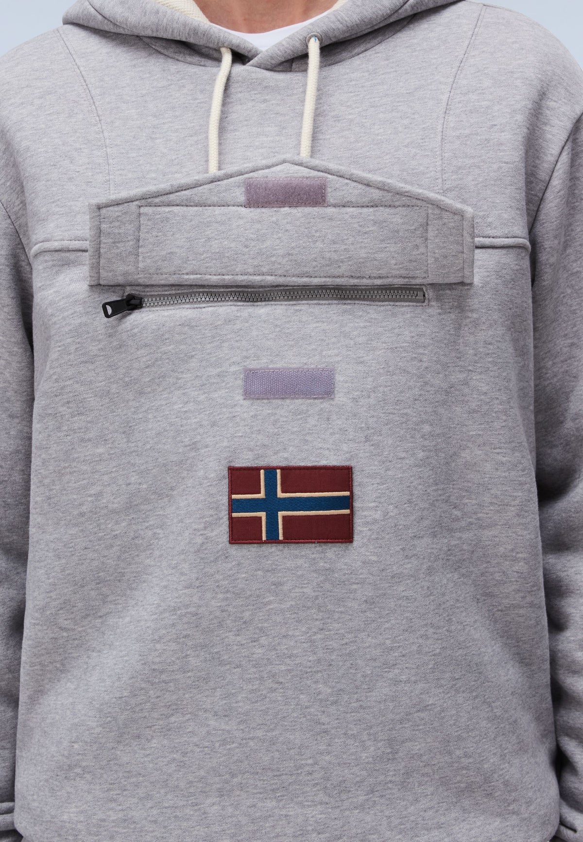 Felpa mezza zip uomo Napapijri Burgee cotone