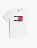 T-shirt Tommy Jeans donna regular scollo girocollo