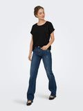 T-shirt donna ONLY viscosa filato metallizzato