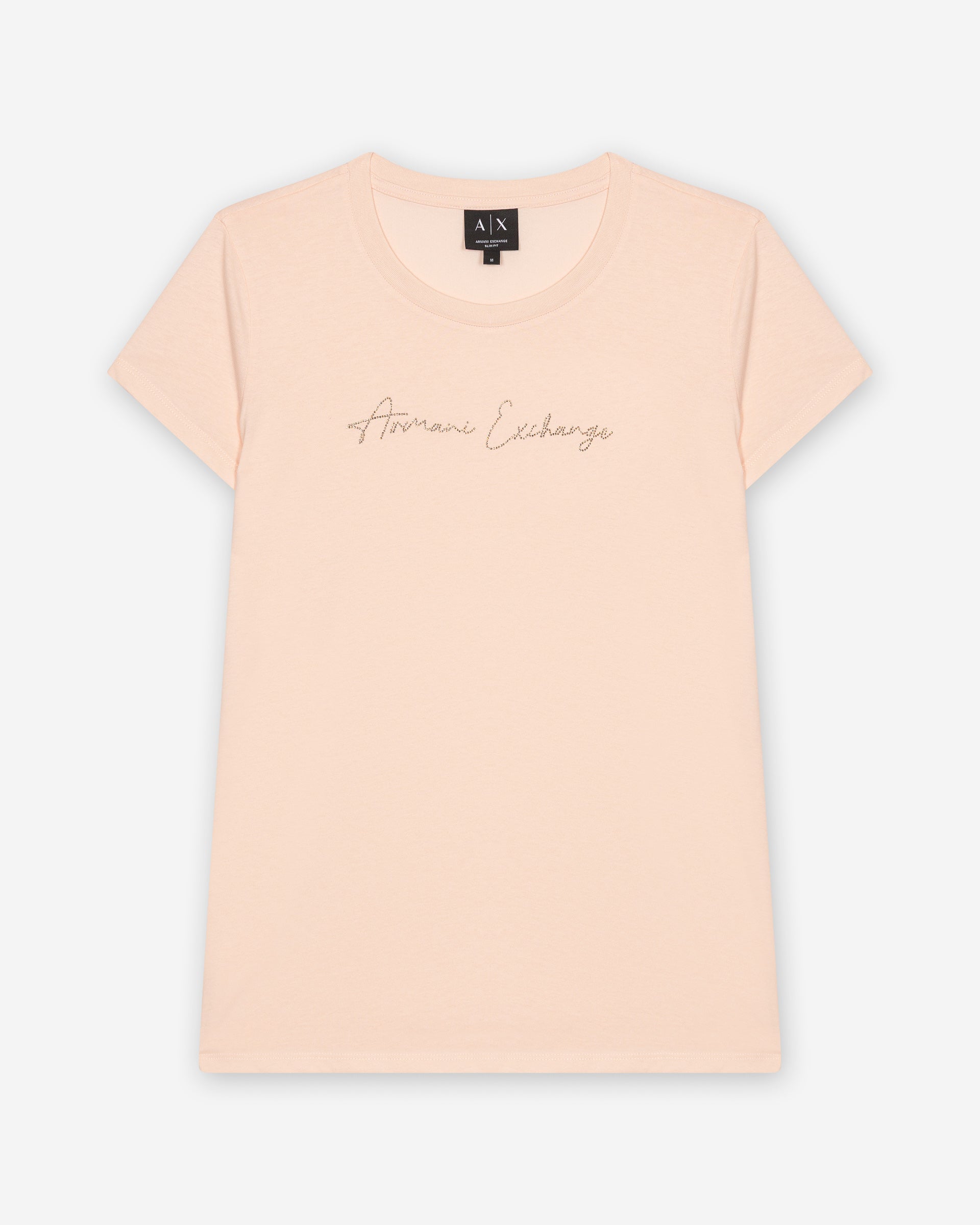 T-shirt donna Armani Exchange A|X slim fit cotone logo