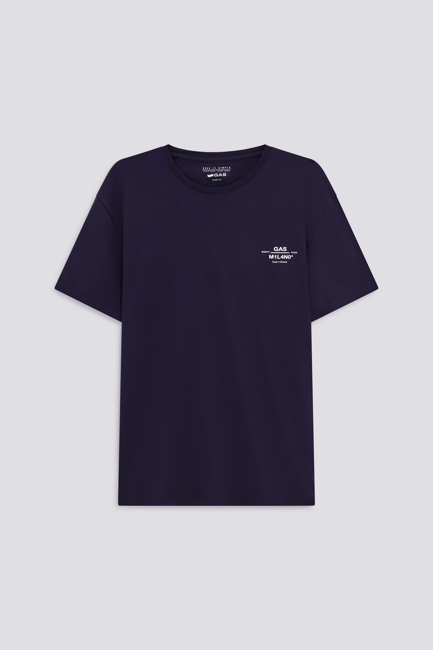 T-shirt GAS uomo Scuba cotone stretch girocollo