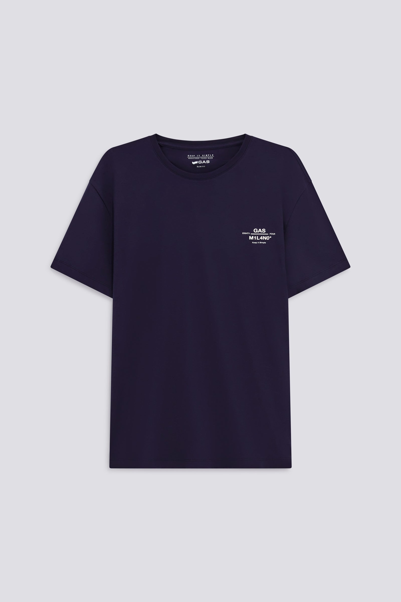 T-shirt GAS uomo Scuba cotone stretch girocollo