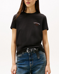 T-shirt Tommy Jeans donna regular dollar stack cotone