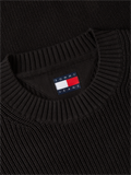 Maglione Tommy Jeans uomo cotone regular badge