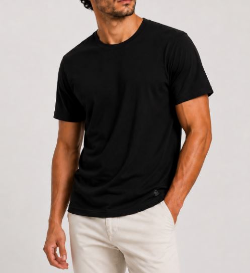 T-shirt MARKUP uomo cotone fiammato mercerizzato