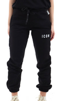 Jogger donna ICON logo piccolo cotone elastico