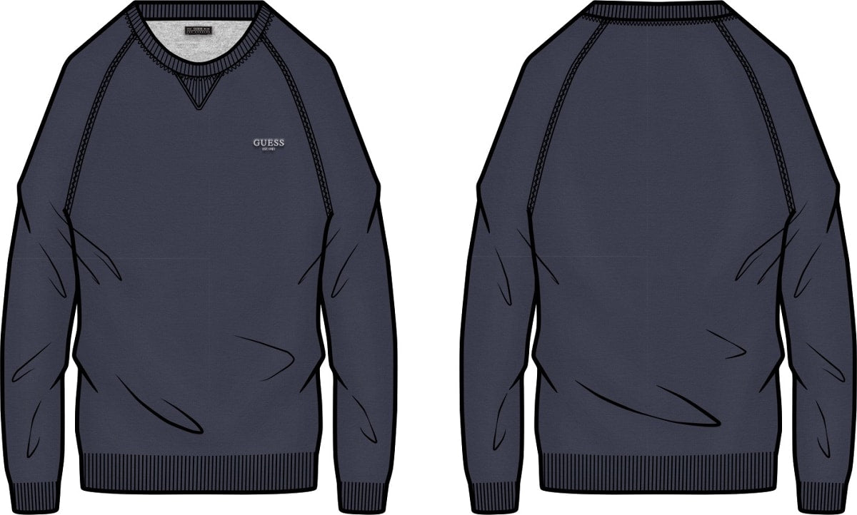 Maglione uomo Guess Naito maniche raglan
