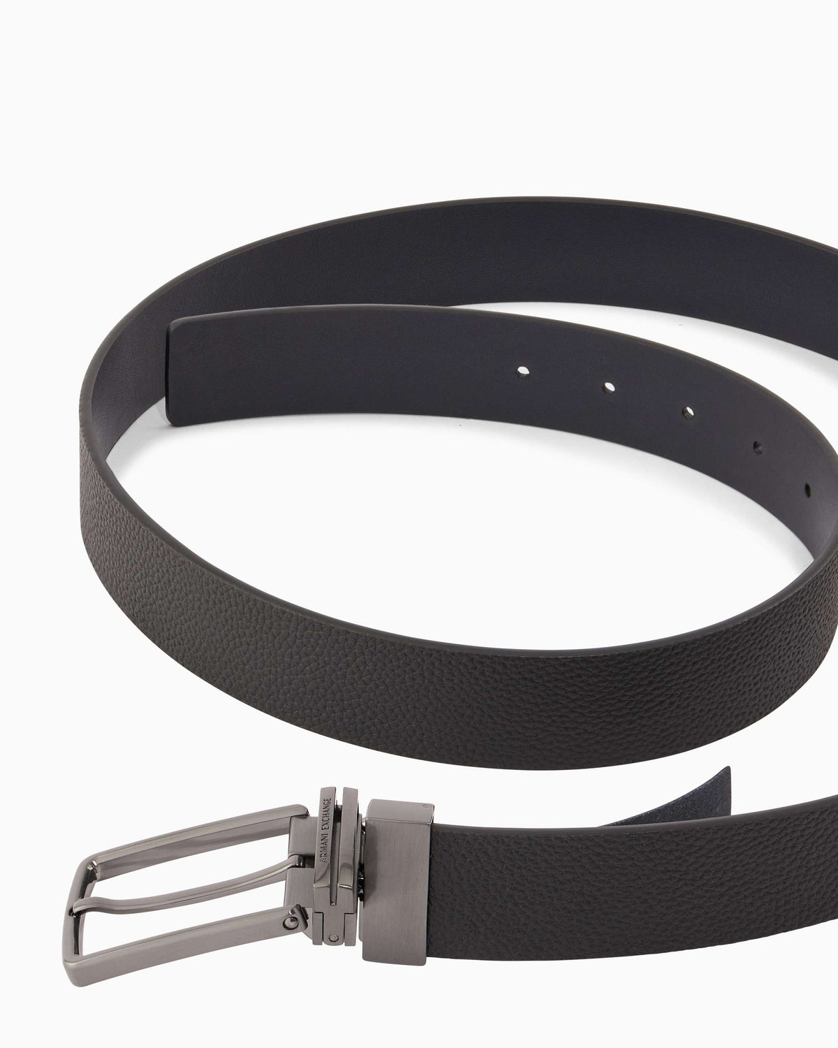Cintura Armani Exchange A|X uomo pelle logo multicolor