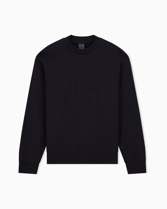 Felpa logo uomo Armani Exchange cotone AI 2026