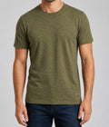 T-shirt girocollo MARKUP uomo cotone fiammato