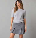 Minigonna pieghe donna MARKUP flanella